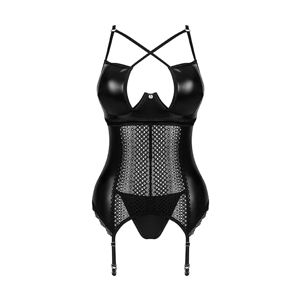 Obsessive - Norides corset & thong M/L - FeelGoodStore UK