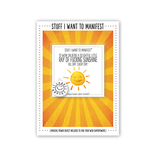 Warm Human - Manifest Greeting Card - Sunshine - FeelGoodStore UK