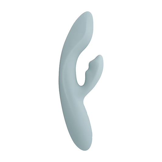Svakom - Chika App-Controlled Warming G-spot and Clitoris Vibrator Turquoise Grey - FeelGoodStore UK