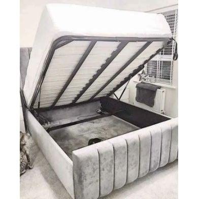 5FT - KINGSIZE - Panel wing bed with mattress*