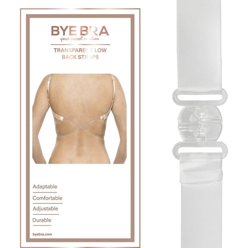 Bye Bra Transparent Low Back Straps – Undies Unlimited