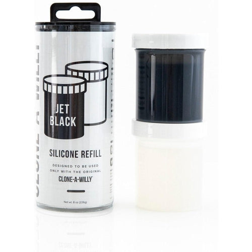Clone-A-Willy - Refill Jet Black Silicone