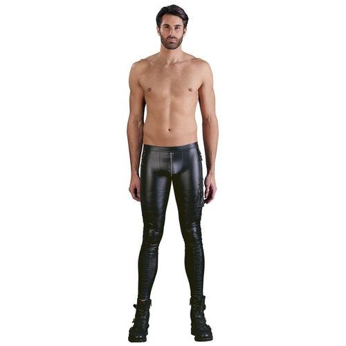 Men's Wetlook Trousers