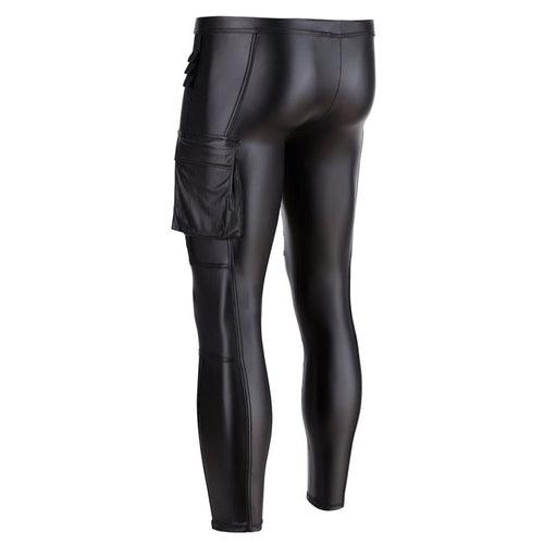 Men's Wetlook Trousers