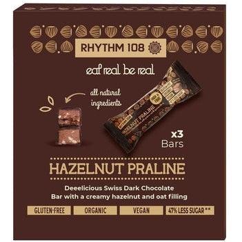 Multipack Swiss Chocolate Bar Hazelnut Praline 3 x 33g