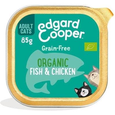 Organic Chicken & Fish with Sage & Rosehip Tray for Cats 85g