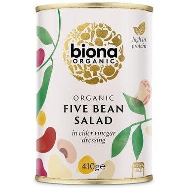 Organic Five Bean Salad in Vinaigrette Dressing 410g