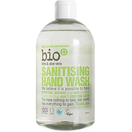 Sanitising Lime and Aloe Vera Hand Wash 500ml