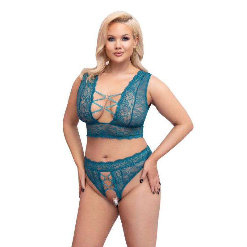 Bra Set - Green Blue