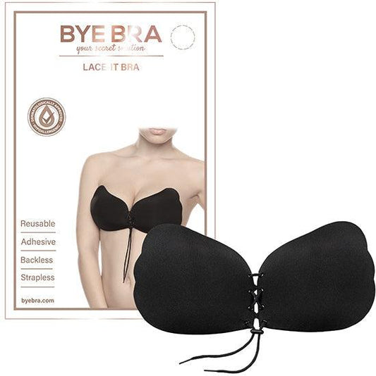Bye Bra - Lace-It Bra Cup E Black