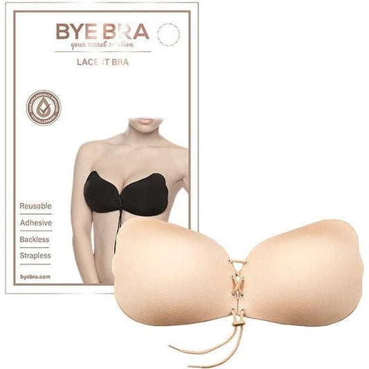 Bye Bra - Lace-It Bra Cup E Nude