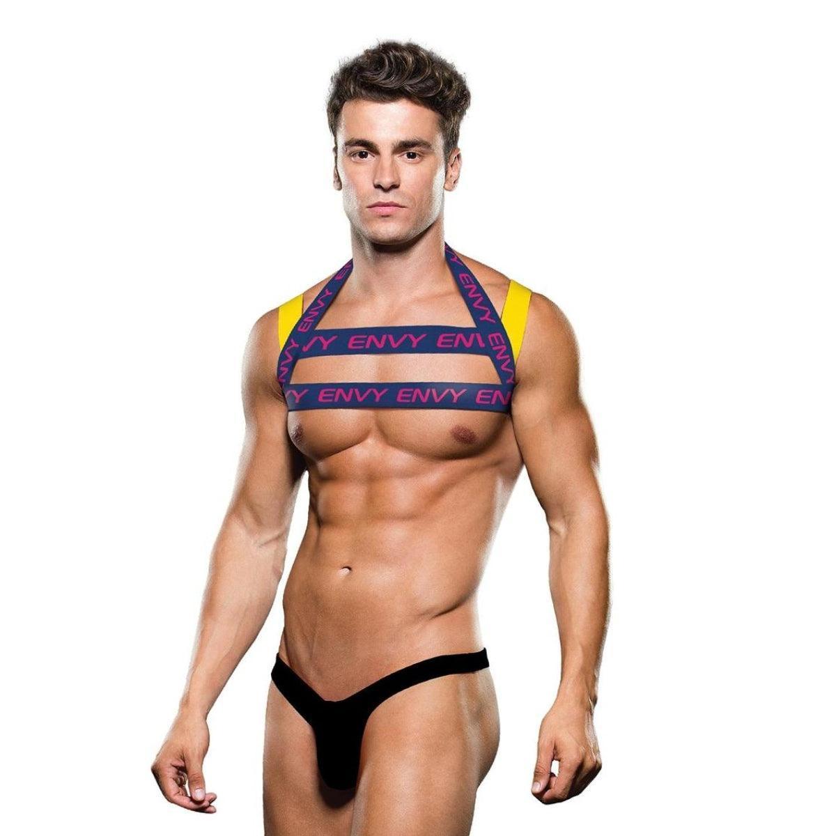 ENVY LOGO HARNESS - BLUE/YELLOW - M/L