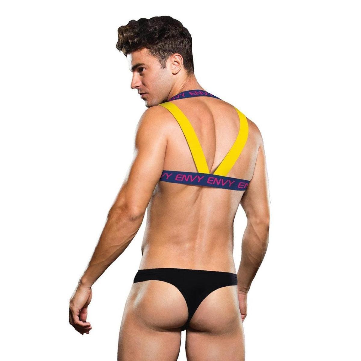 ENVY LOGO HARNESS - BLUE/YELLOW - S/M