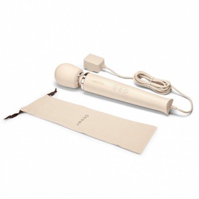 Le Wand Powerful Plug In Vibrating Massager White
