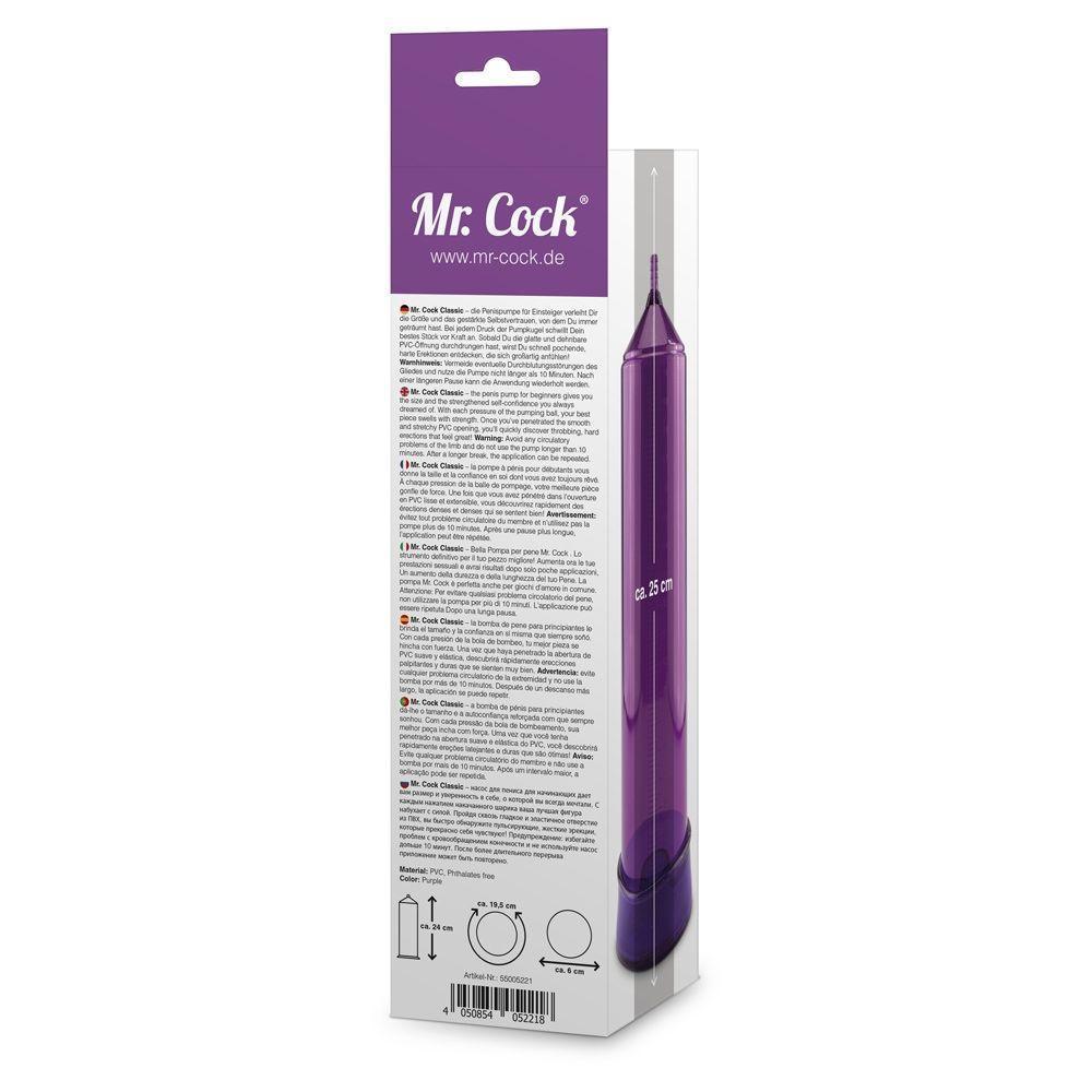 Mr Cock Classic Penis Pump Purple