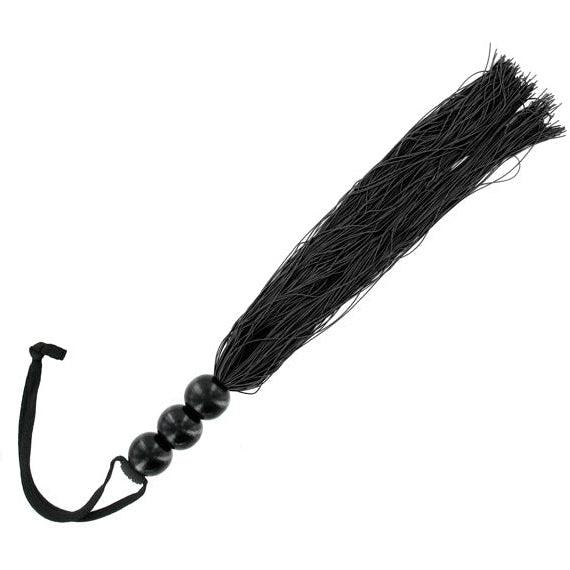 S&M - Medium Rubber Whip Black – FeelGoodStore