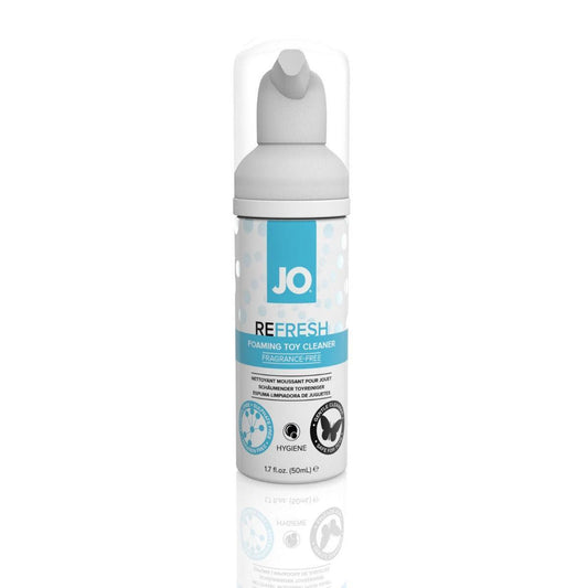 System JO Refresh Foaming Toy Cleaner - Fragrance Free - Hygiene 1.7 floz / 50 mL