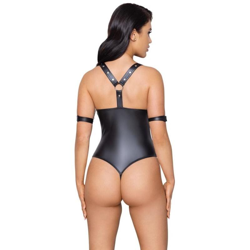 Wetlook Bodysuit - Black