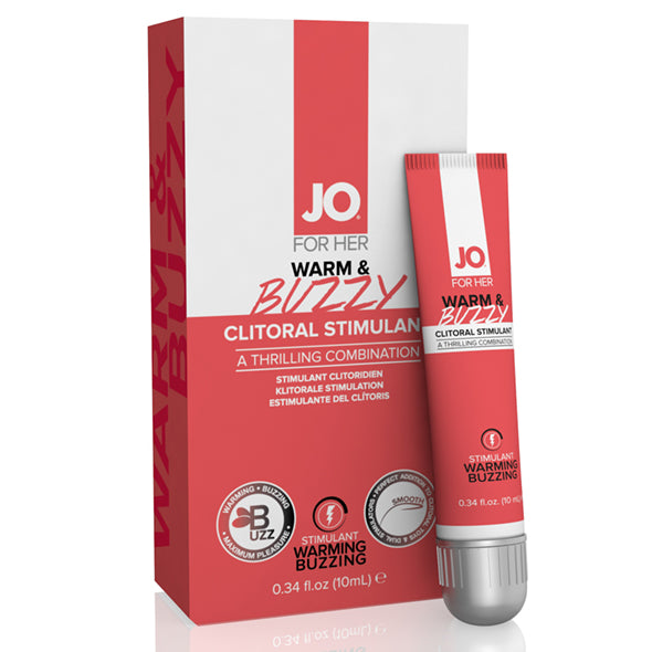 System JO - For Her Clitoral Stimulant Warming Warm & Buzzy - FeelGoodStore UK