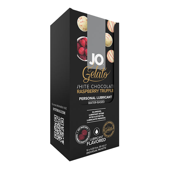 System JO - Foil Pack Display Box Gelato White Chocolate Ras - FeelGoodStore UK