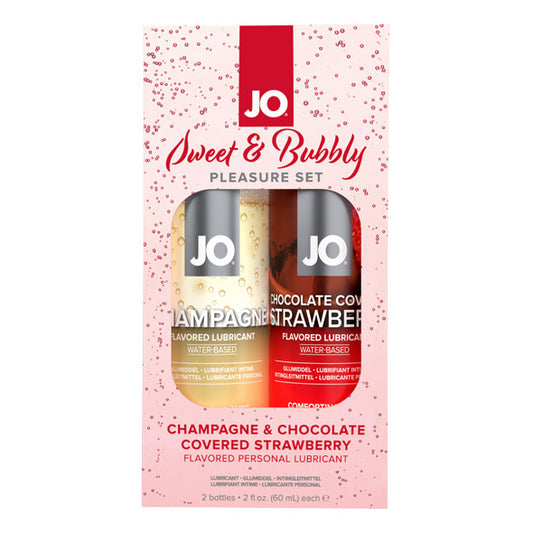 System JO - Sweet & Bubbly Set Champagne & Chocolate Covered - FeelGoodStore UK