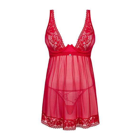 Obsessive - Lacelove babydoll & thong M/L - FeelGoodStore UK