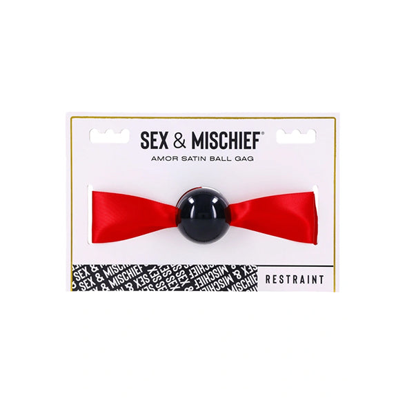 Sportsheets - Sex & Mischief Amor Satin Ball Gag - FeelGoodStore UK