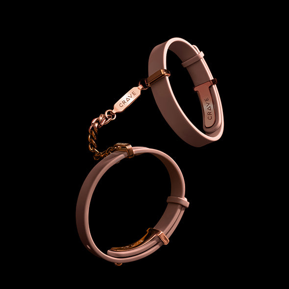 Crave - ID Cuffs Pink/Rose Gold - FeelGoodStore UK