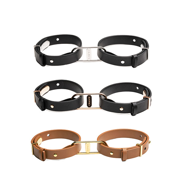 Crave - ICON Cuffs Black/Silver - FeelGoodStore UK
