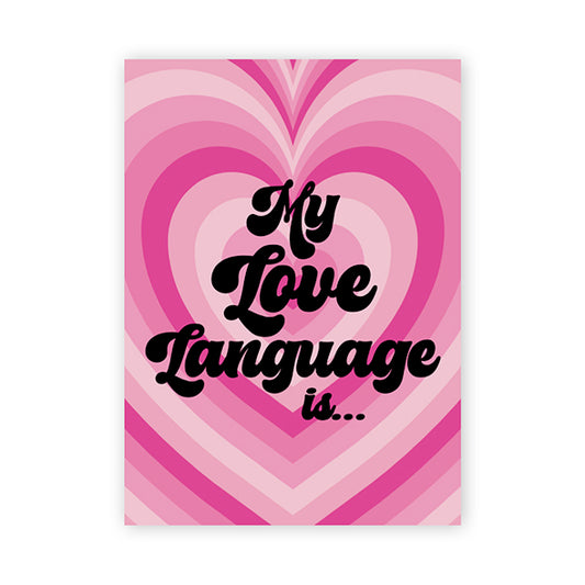 Warm Human - My Love Language Isâ€¦ - FeelGoodStore UK