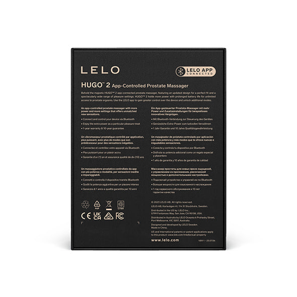 LELO - Hugo 2 App-controlled Prostate Massager Green - FeelGoodStore UK
