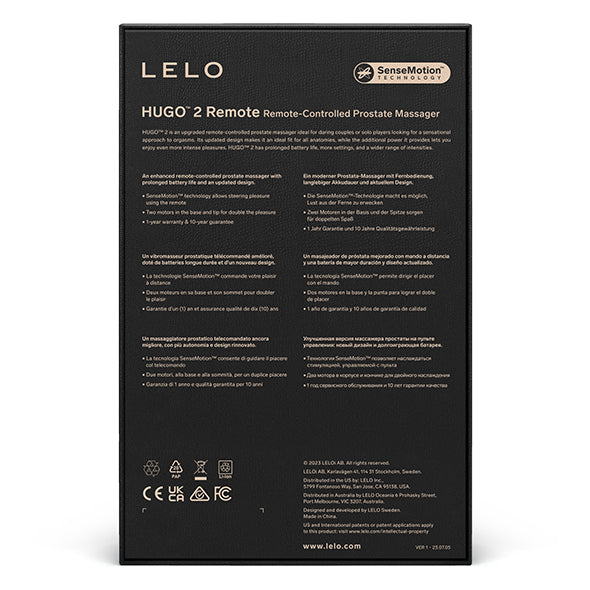 LELO - Hugo 2 Remote-controlled Prostate Massager Green - FeelGoodStore UK