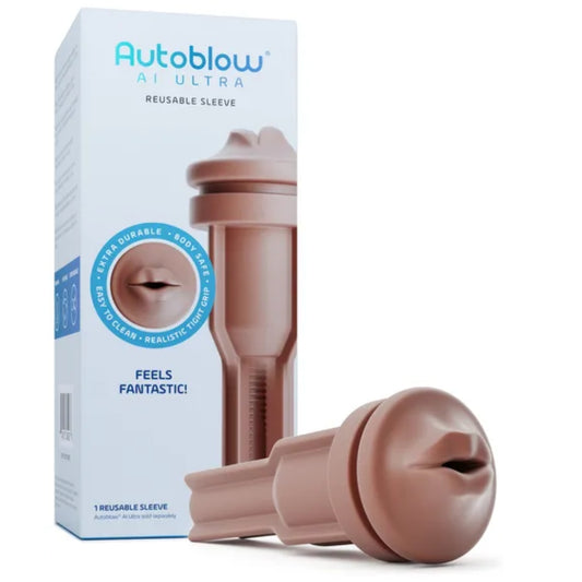 Autoblow AI Ultra Mouth Sleeve - Chocolate