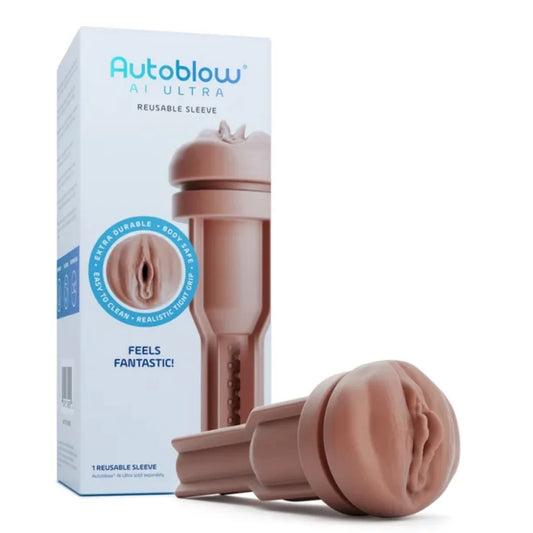 Autoblow AI Ultra Vagina Sleeve - Chocolate