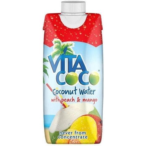 100% Natural Coconut Water with Peach & Mango 330ml