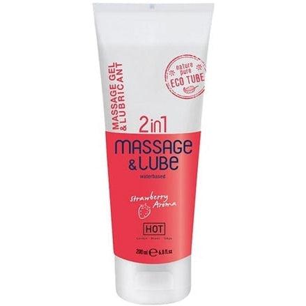 2 in 1 Hot Massage Gel and Lubricant - Silky Touch
