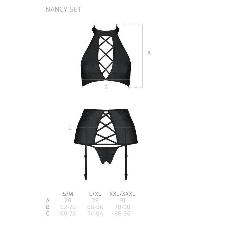 3-piece Set Nancy black