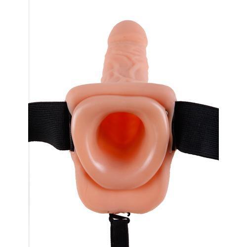 7" Hollow Strap-On With Balls