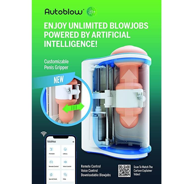 Autoblow AI+ Plus Automatic Blowjob Machine Masturbator