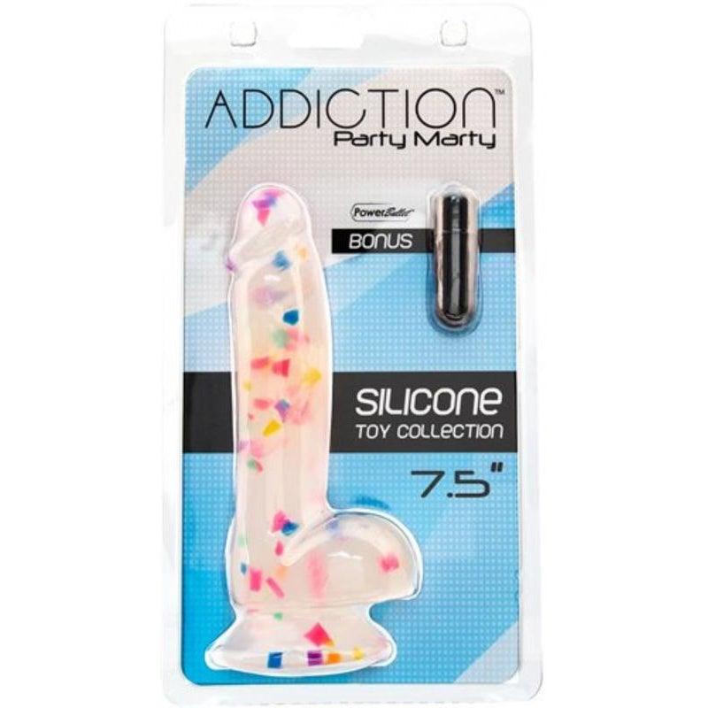 Addiction - Party Marty Confetti Dildo - 19 cm