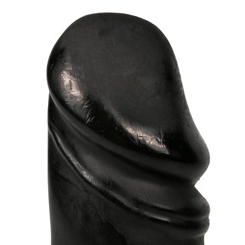 All Black Realistic Dildo 22 cm - Black