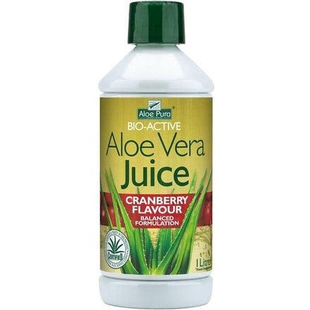 Aloe Vera Juice Max Strength Cranberry 1ltr