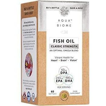 Aqua Biome Classic Strength Fish Oil 60 Capsules