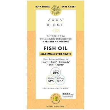 Aqua Biome Maximum Strength Fish Oil 60 Capsules
