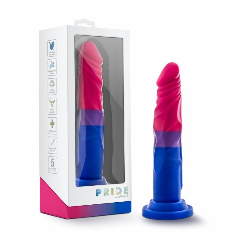 Avant - Pride Silicone Dildo With Suction Cup - Love