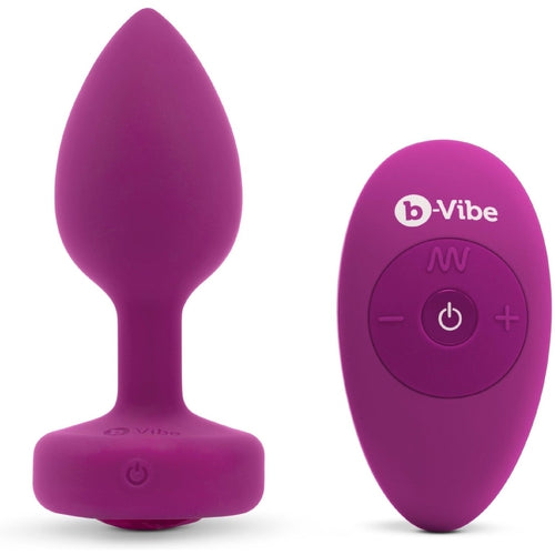 B-Vibe - Vibrating Jewel Plug S/M Pink Ruby