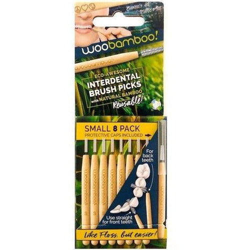 Bamboo Interdental Brush Picks -Small (8 pack)