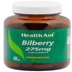Bilberry 275mg Equivalent - 30 Tablets