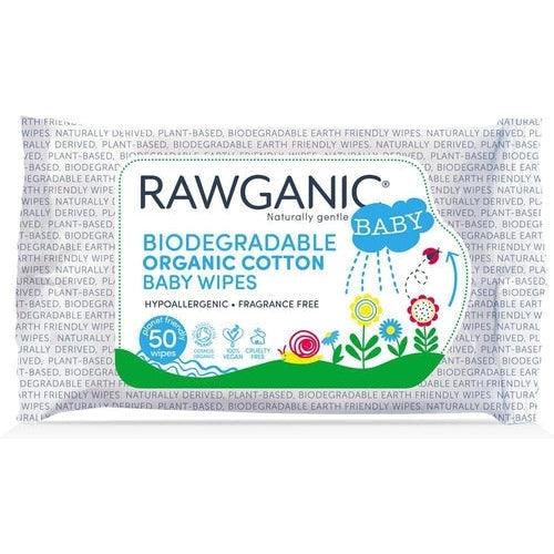 Biodegradable Organic Baby Wipes 50 wipes