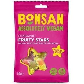 Bonsan Organic Fruity Stars Vegan 50g